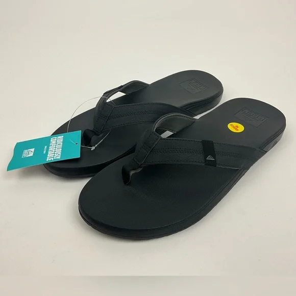Reef Men\'s Phantoms TQT Bottle‎ Opener Flip Flops Black Size 13 New with Tags Men main image 4